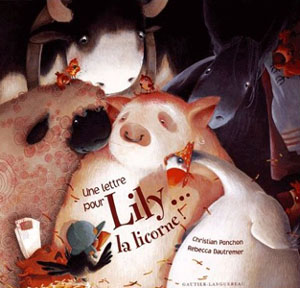 Une lettre pour Lily la licorne
