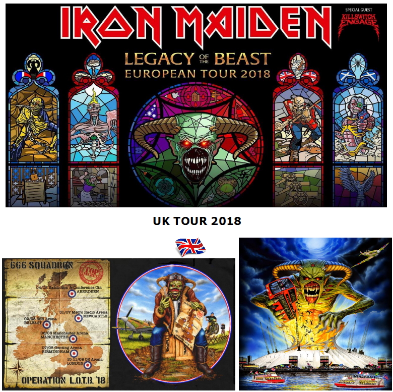 Iron Maiden Legacy of the Beast tour 2018 - London